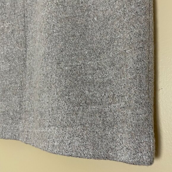 Ann Taylor Neutral Pencil Skirt 6 Office Career Wool Blend Metallic Shimmer NWT - Picture 9 of 11
